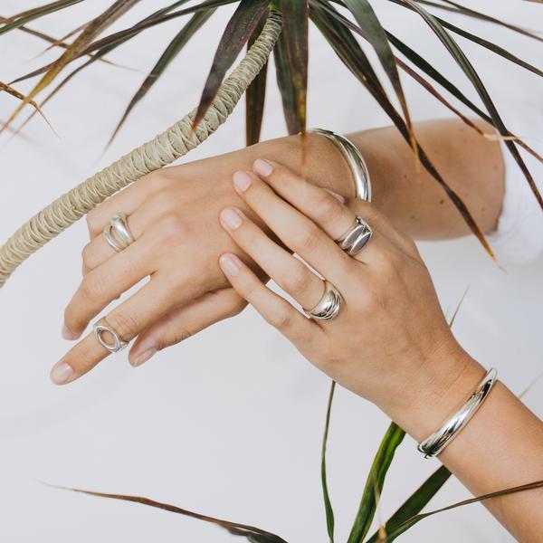 stacks of signet rings from MGG Studio